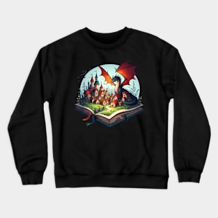 Reading Fantasy Books is Fun Crewneck Sweatshirt